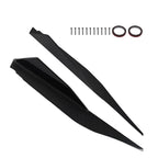 Side Skirt Extension Panel for Chevrolet Corvette C8 (2020–2022) ABS Carbon Look