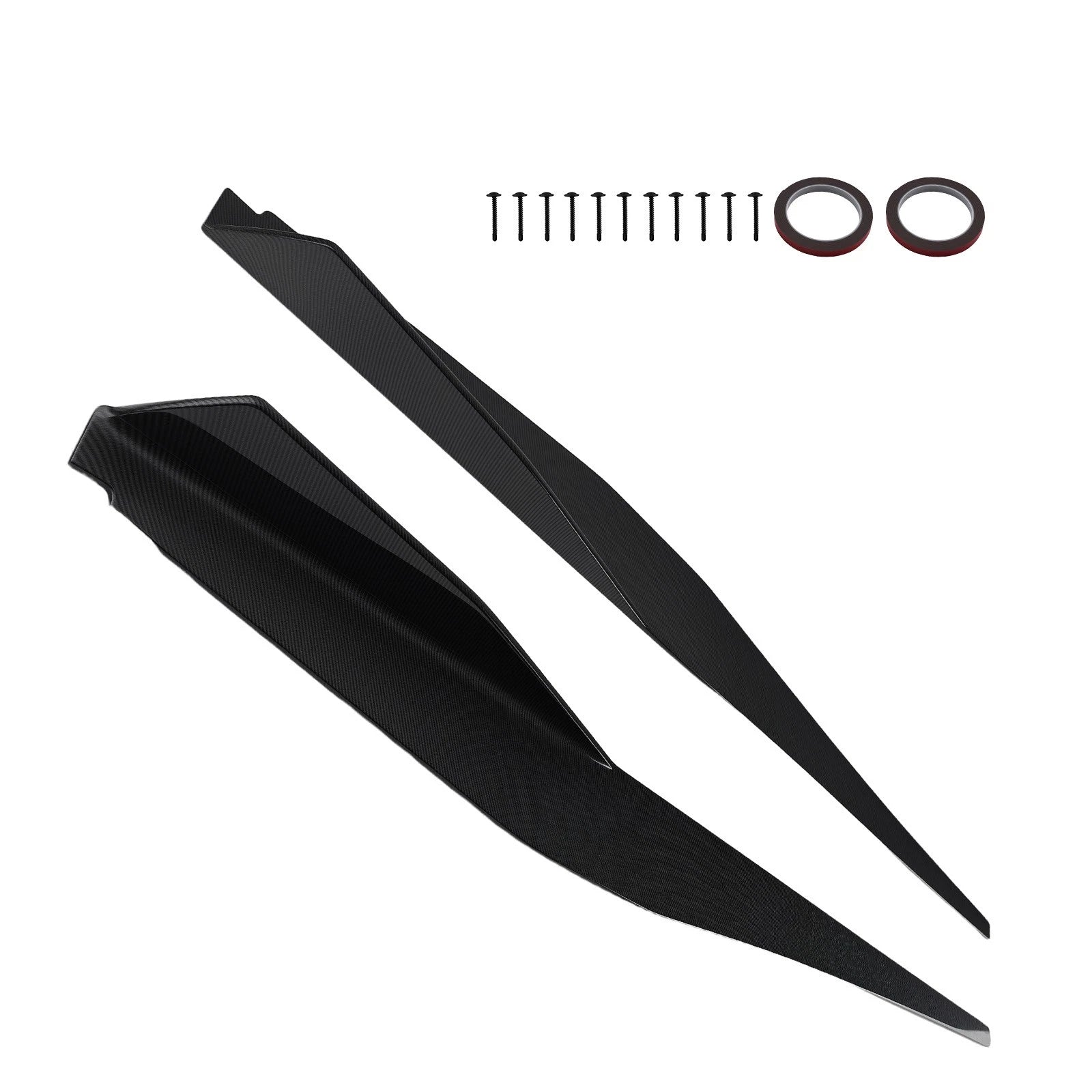 Side Skirt Extension Panel for Chevrolet Corvette C8 (2020–2022) ABS Carbon Look