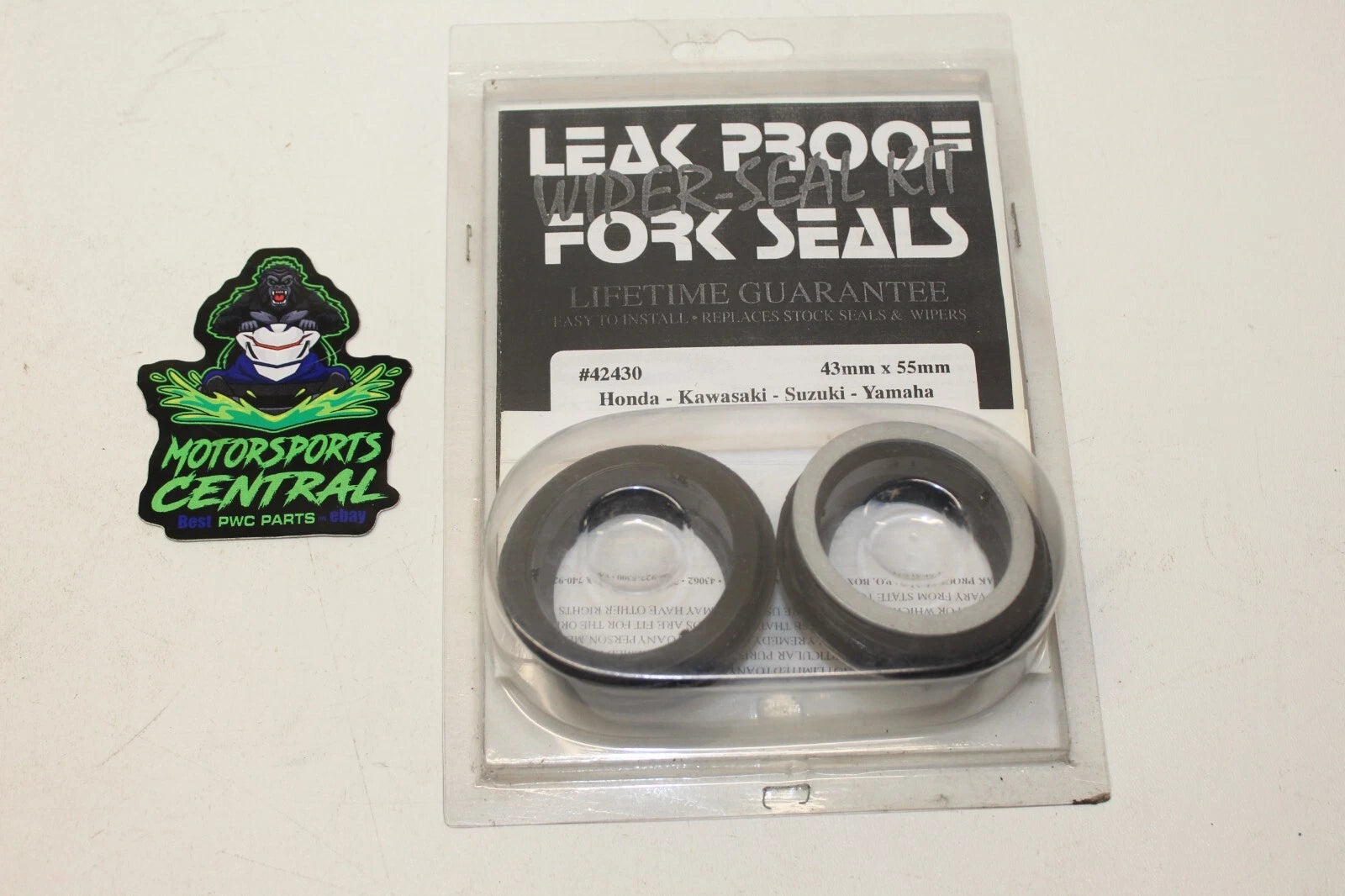 Pro-Moly Seal Wiper Kit for Honda Kawasaki Suzuki Yamaha (42430, 43MMX55MM)