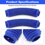 2X Front Fork Boots 51611-KA4-831 for Honda CR125R (1987), CR250R (1985–1987)