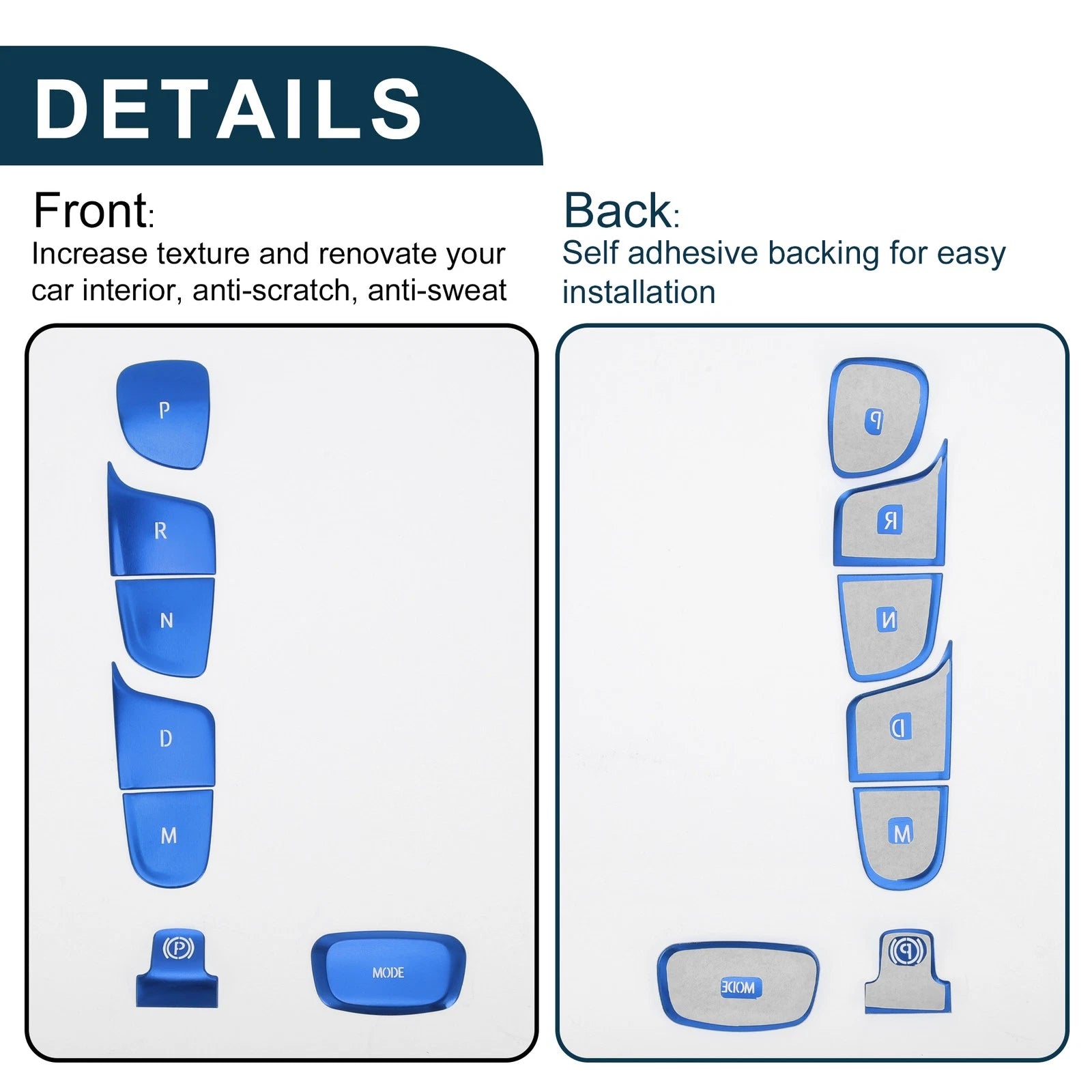 Set of 1 Gear Shift Handbrake Panel Button Switch Cover for Buick Envision (2016–2023)