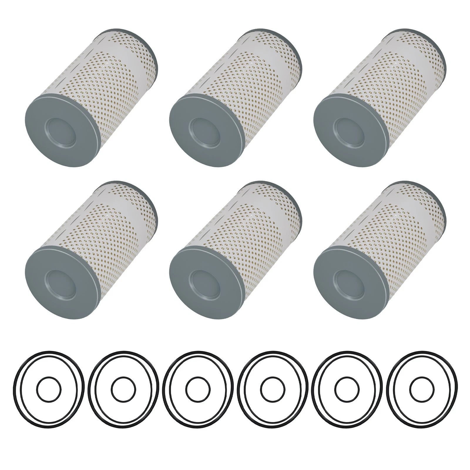 6PCS Diesel Filter FF5369 for Freightliner International L3578FN (N/A)