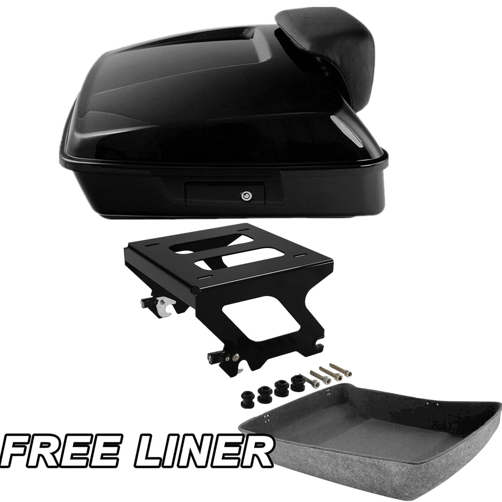 Chopped Trunk Pad Solo Mount Rack for Harley Low Rider ST FXLRST (2022–2025)