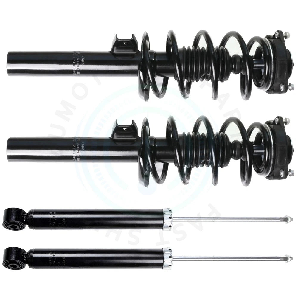Set of 4 Complete Strut Assembly & Shock Absorbers for Volkswagen Passat Golf (2006–2009)