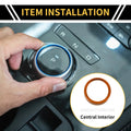 Gear Shift Control Switch Knob Cover Ring for Ford Maverick (2022) Orange
