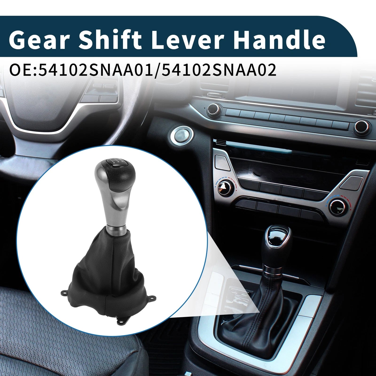 Manual Transmission Gear Shift Knob for Honda Civic (2006–2011) No. 54102SNAA01