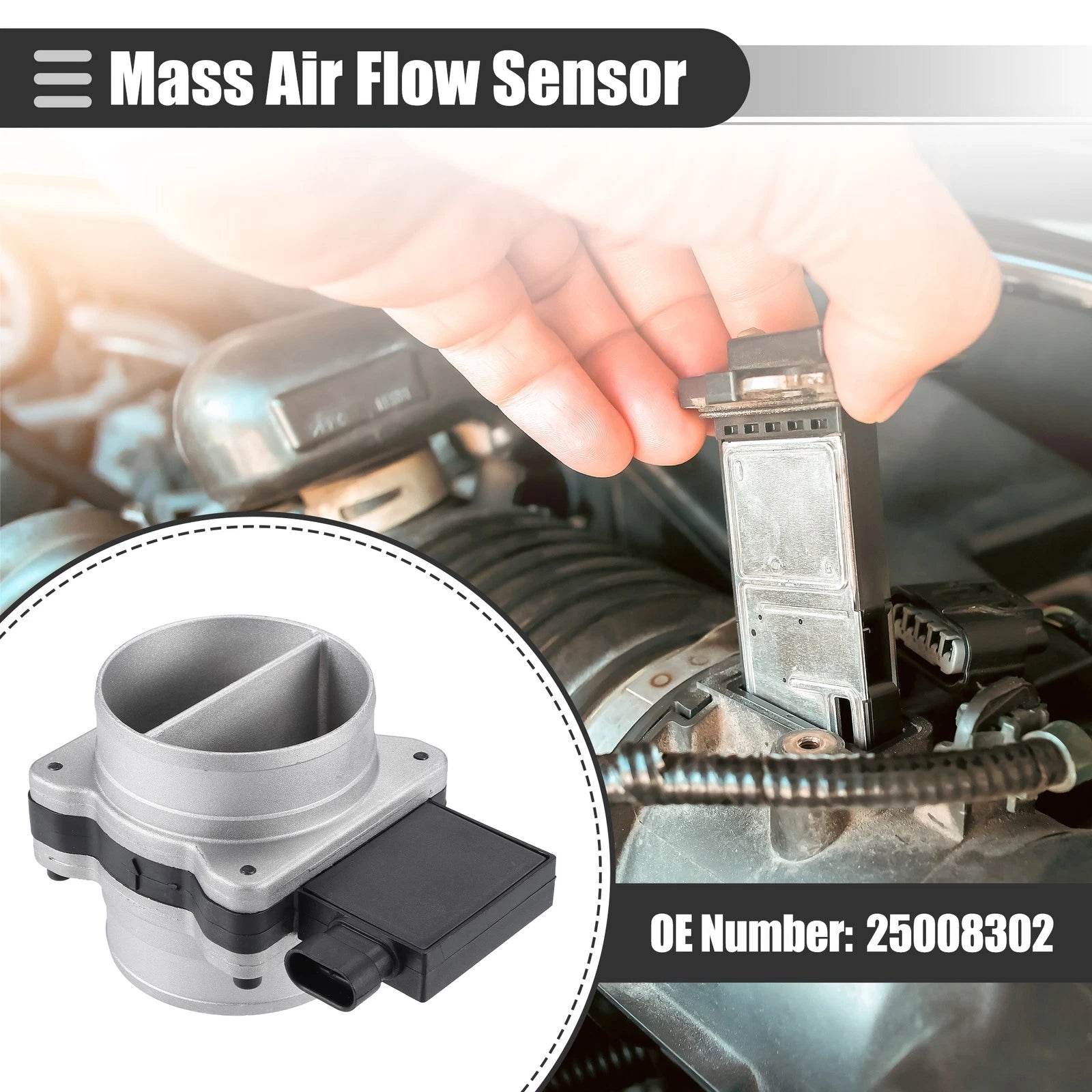 MAF Air Flow Sensor for Chevrolet Impala (2000–2005) No. 25008302