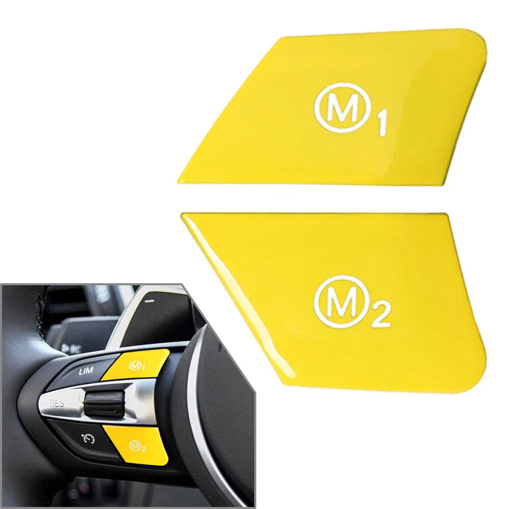 Steering Wheel Mode Switch Button Cover for BMW 1 2 3 4 5 6 Series (2004-2023)