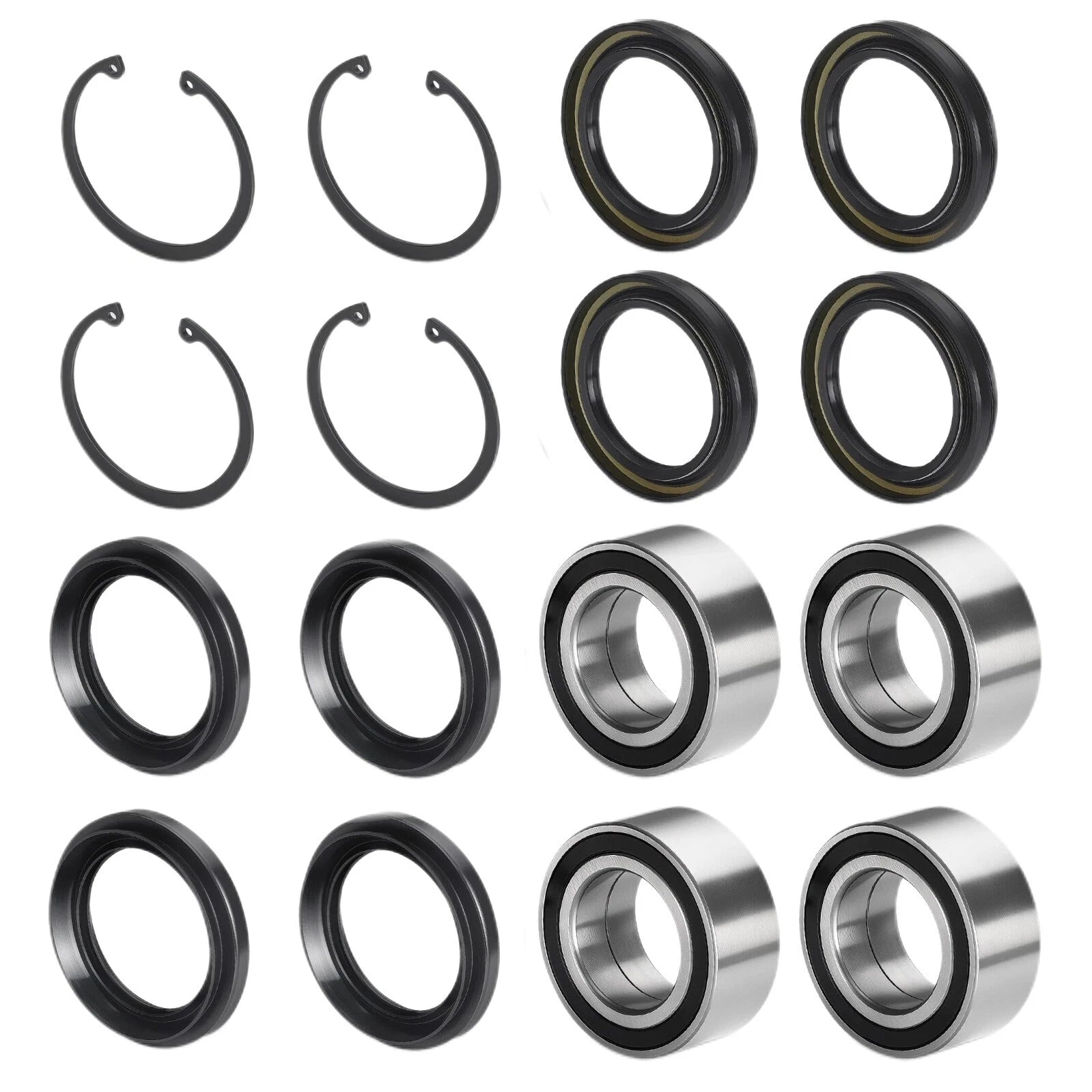 4X Rear Wheel Bearings & Seals Kit for Honda Rincon 650 TRX650FA (2003–2005)