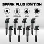 8X Ignition Coils Pack for BMW E53 E60 E63 E65 X5 545i 550i 745i (2000–2010)
