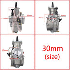 30mm Carburetor for PWK30 150cc-250cc (Keihin KOSO OKO)
