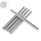Set of 5 Carbide End Mills for Various Applications (3/32", 4 Flute)