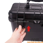 Black ABS Motorcycle Luggage Saddlebag Boxes for BMW F650 (1993-2007)