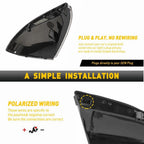 Left Side Turn Signal Mirror for Dodge Ram 1500/2500 (2009-2014)
