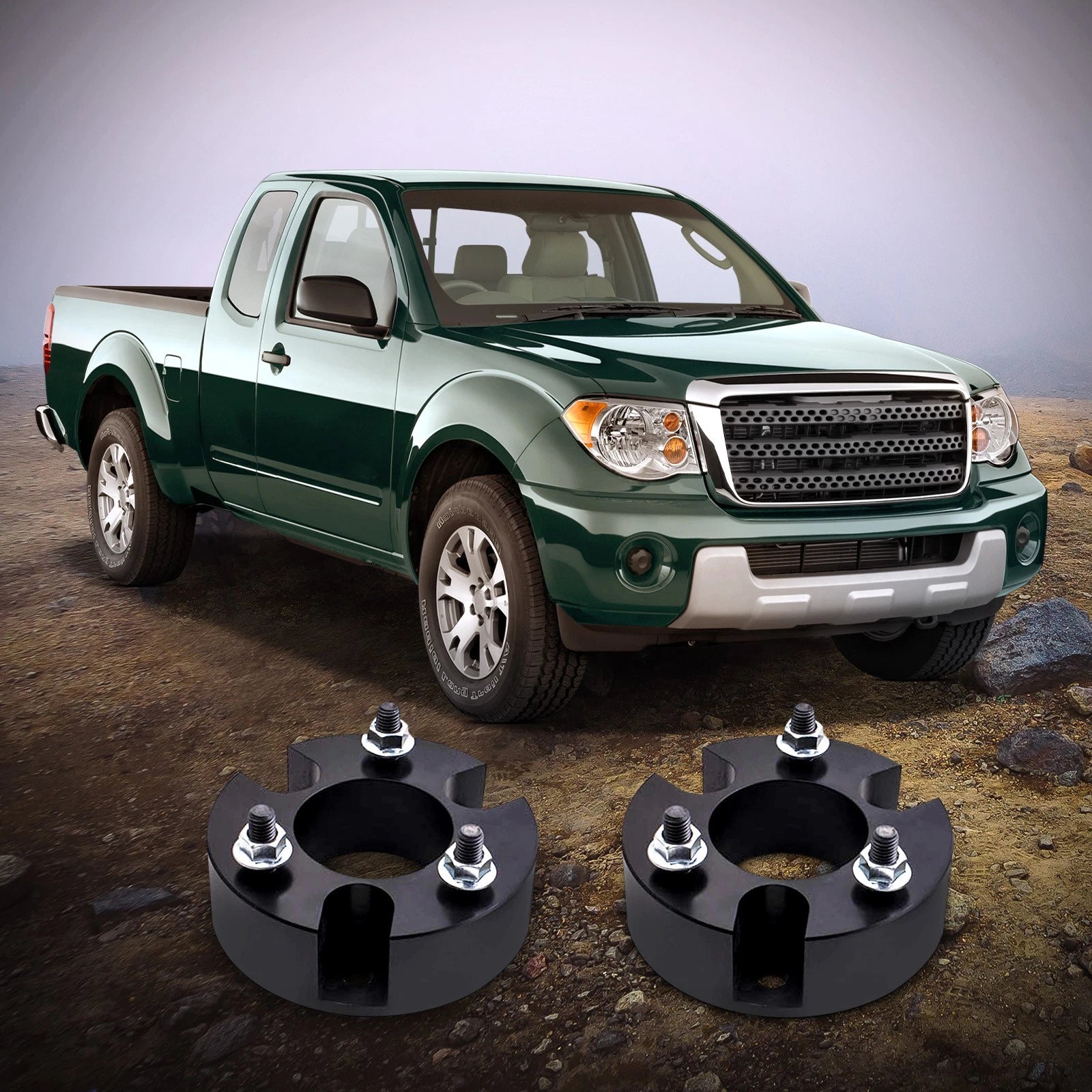 3" Front 2" Rear Leveling Lift Kit w/ Shackles for Nissan Frontier (2005–2023)