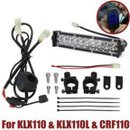 LED Headlight Light Bar Kit for KLX110 & KLX110L & CRF110 (Plug-n-Play)