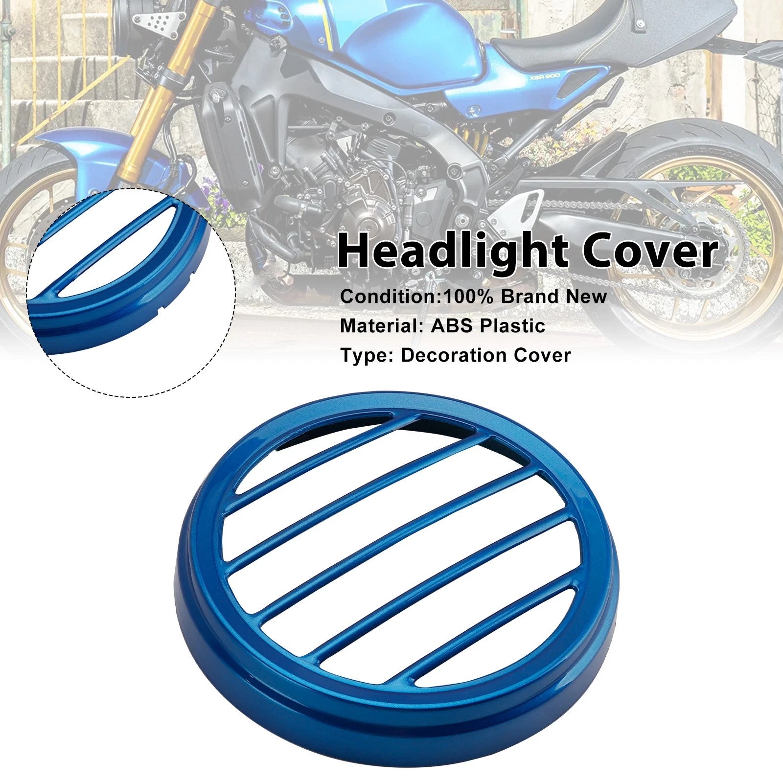 Front Nose Headlight Cover Fairing for Yamaha XSR900 (2022–2025) Blue