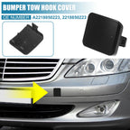Front Bumper Tow Hook Cover A2218850223 for Mercedes-Benz W221 (2007–2009) Gloss Black
