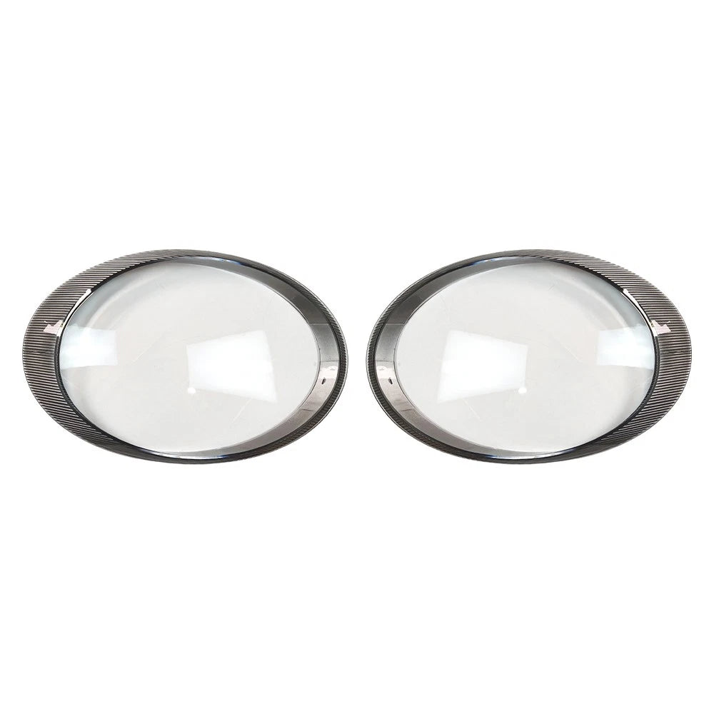 2X Front Headlight Lens Cover for Porsche Carrera 997 911 (2006–2012)