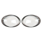 2X Front Headlight Lens Cover for Porsche Carrera 997 911 (2006–2012)