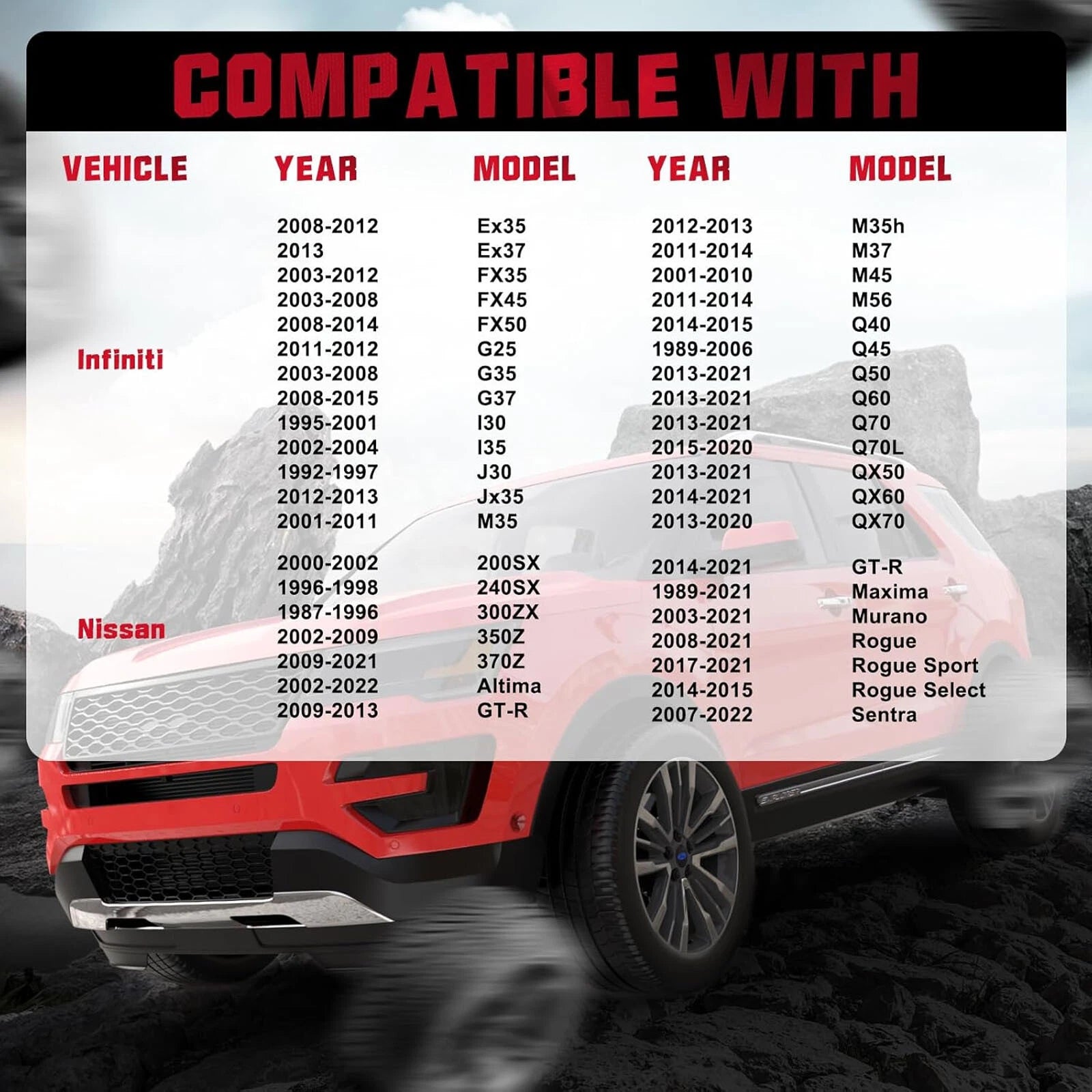 15mm Hubcentric Wheel Spacers for Nissan 350Z 370Z (2003–2022)