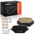 Set of 4 Rear Ceramic Brake Pads with Hardware for Mercedes-Benz GLE350 (2020–2023)
