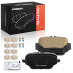 Set of 4 Rear Ceramic Brake Pads with Hardware for Mercedes-Benz GLE350 (2020–2023)