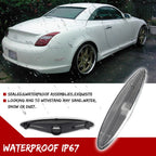 Set of 4 Clear Side Marker Light Covers for Lexus SC 430 (2002–2010)