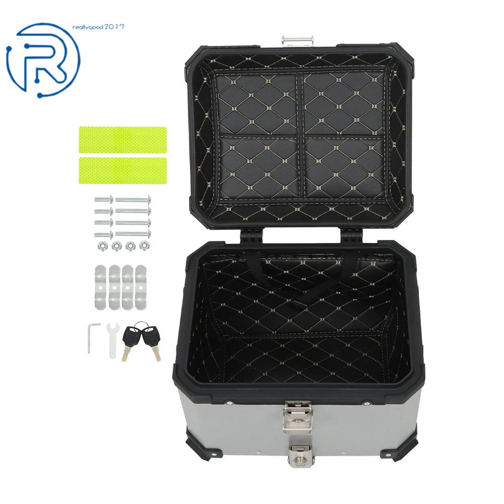 Aluminum Trunk Rear Top Case Luggage for Motorcycle (45L)