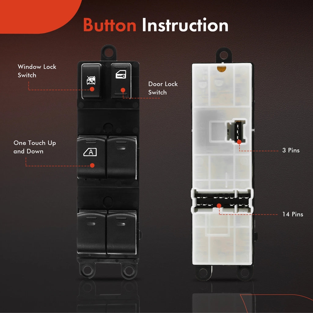 Power Window Switch for Nissan Pathfinder (2005-2007)