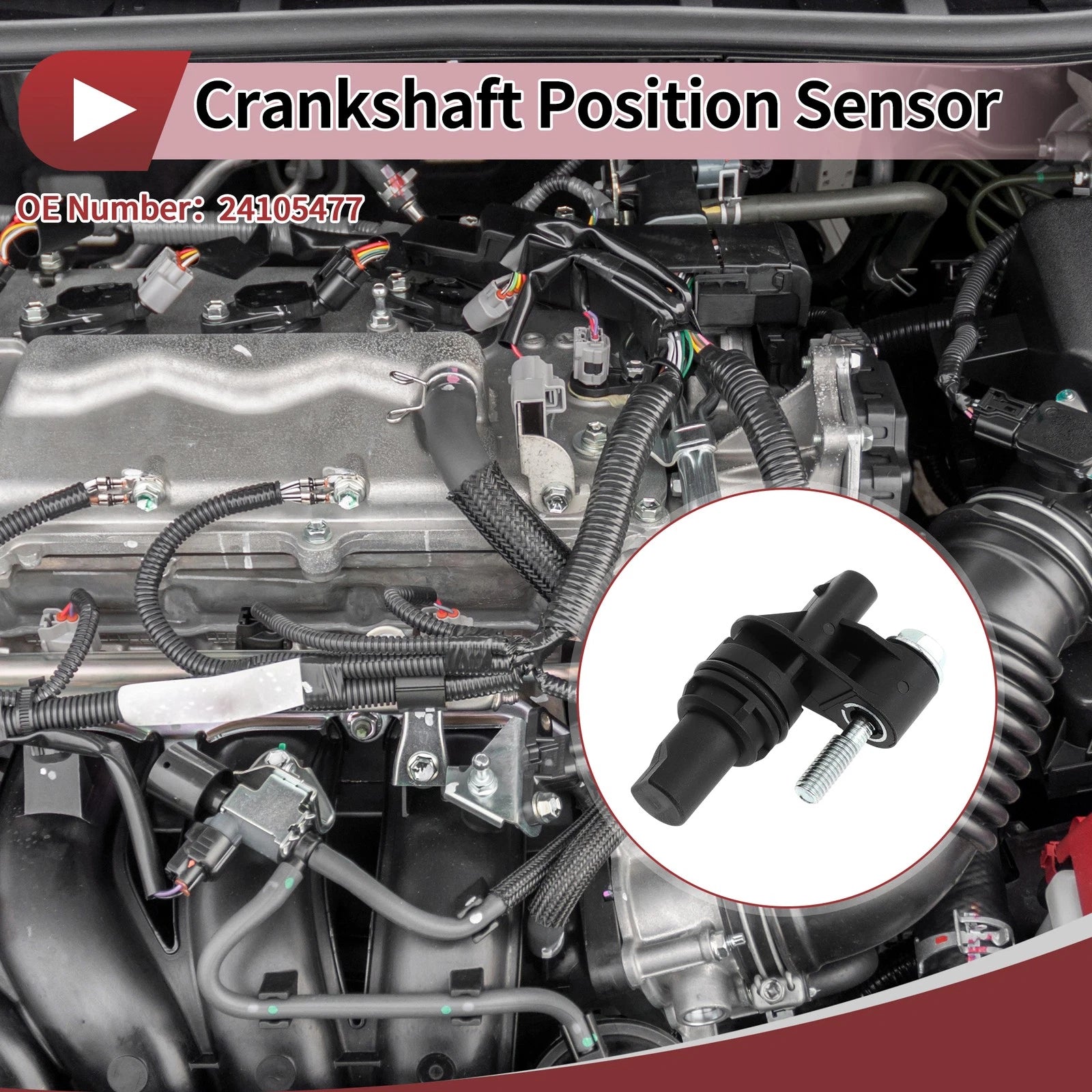 Crankshaft Position Sensor for Subaru Forester (2011–2017) No. 24105477