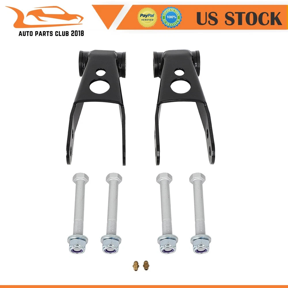 2" Rear Adjustable Lift Shackles for Ford Ranger (1998–2011) 2WD 4WD