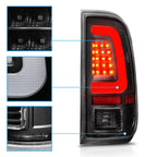 Black Smoke C-Bar LED Tail Lights for 2008–2016 Ford F-250 F-350 Super Duty