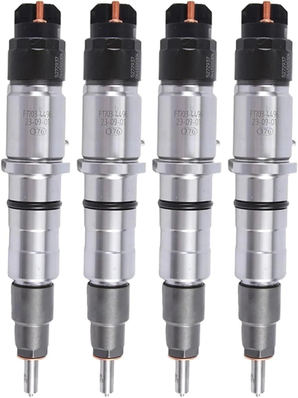 Set of 4 Fuel Injectors 0445120304 5272937 for Cummins ISLE8.9 (2003–2009)