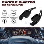 Black Aluminum Paddle Shifter Extension Kit for Audi A3 A4 A5 (2015-2019)