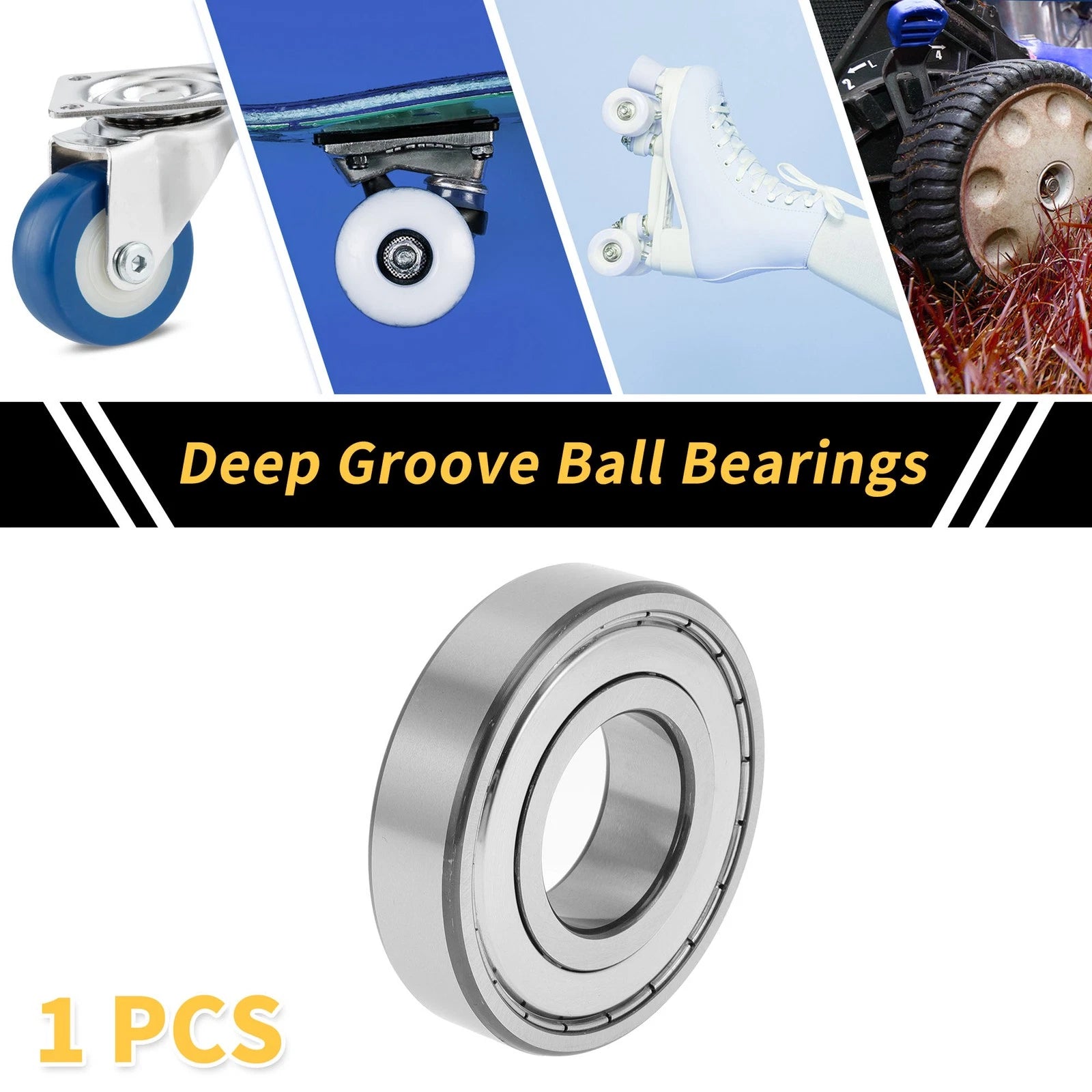 Deep Groove Ball Bearing 6310ZZ for Scooter Skateboard Wheel (50x110x27mm)