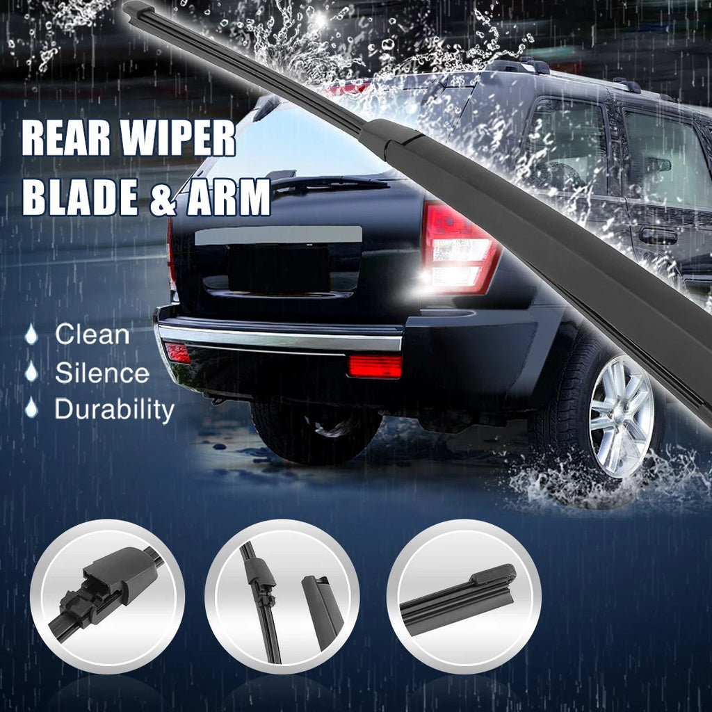 Set of 2 Rear Windshield Wiper Blade Arms 405mm for Volkswagen Caddy (2007–2019)
