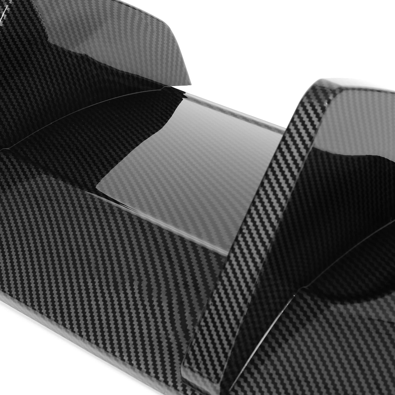 Rear Diffuser Bumper Lip for Mercedes W204 C63 AMG (2012–2014) Carbon Fiber Look