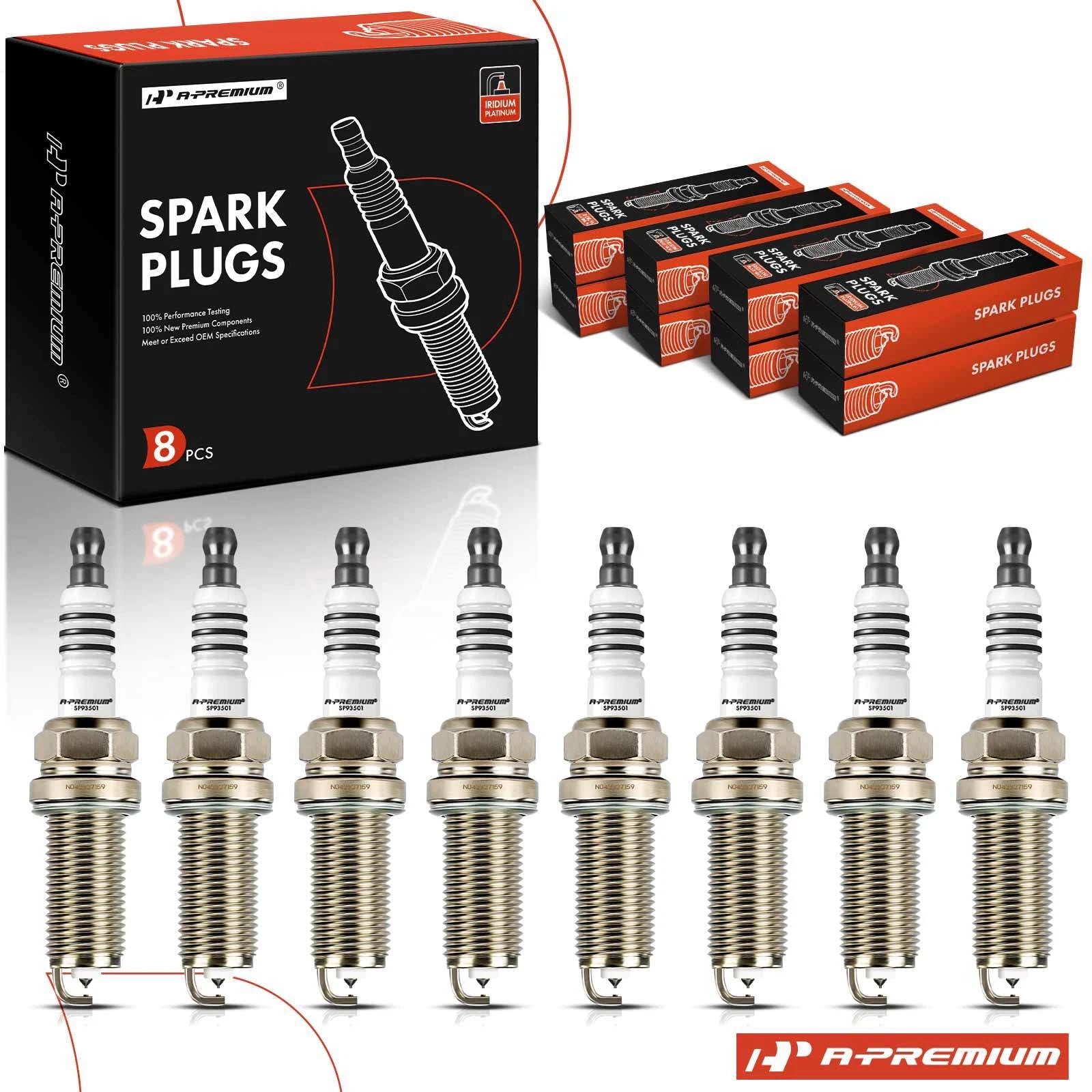 8x Iridium Platinum Spark Plugs for Nissan Armada (2017–2020)