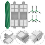 Main Brush, Side Brush, and Filter Replacement Kit for Roomba 205 (2015–2017)