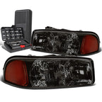 Smoked Amber Signal Headlight Lamp for GMC Sierra 1500 Yukon (1999–2007)