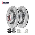 Rear Brake Rotors + Ceramic Pads for Volvo XC90 (2003–2014)