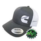 Cummins Trucker Mesh Summer Hat Snapback Gray/White