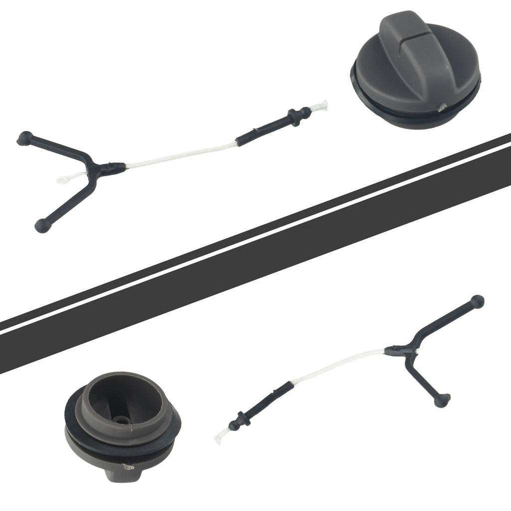 Fuel & Oil Cap Cover Kit for 61 66 266 268 272 Chainsaw (Part 501626602)