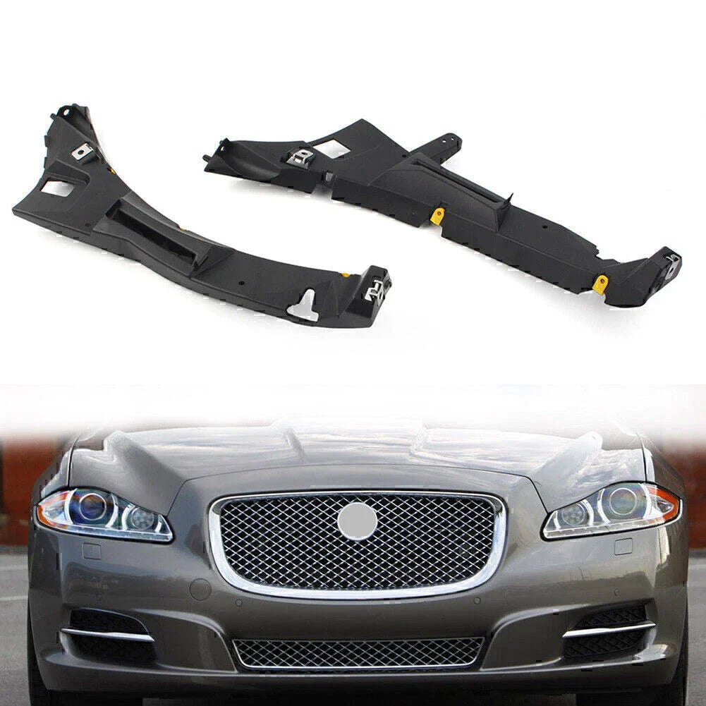 Black Front Bumper Mount Bracket  For Jaguar XJ (2010-2019)