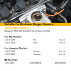 Upstream O2 Sensor for Kia Rio 1.6L (2012–2018), Hyundai Veloster 1.6L (2012–2017)