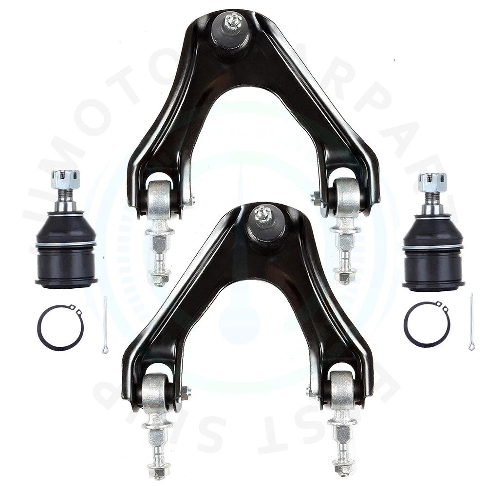 Set of 4 Front Upper Control Arms and Ball Joints for Acura CL (1997–1999)