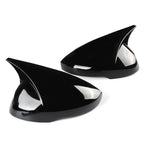 Glossy Black Rear View Side Mirrors Cap Cover with LED for Acura Integra (2023–2026)