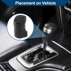 Gear Shift Knob Cover for Chevrolet Equinox (2018–2023) Black Carbon Fiber