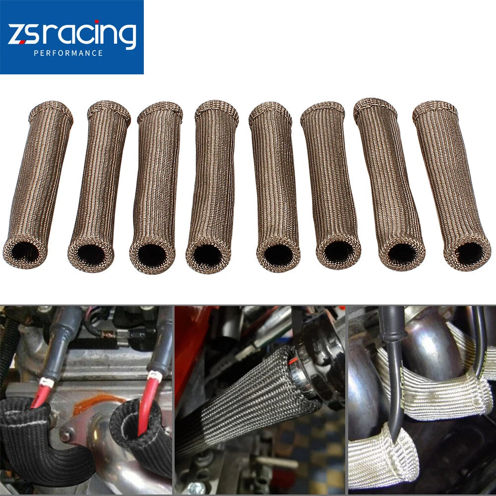 8X Spark Plug Wire Boots Protector Sleeve Heat Shield for LS1/LS2